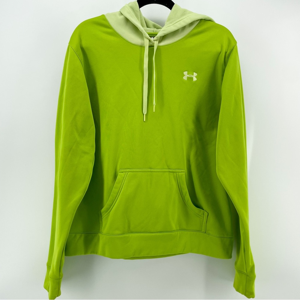 Under Armour Women’s Hooded Athletic Sweatshirt Lime Green L